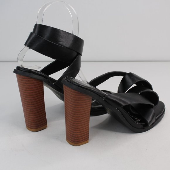 LALA IKAI Women’s Sz 7.5M Black High Heels Sandals - Picture 3 of 7